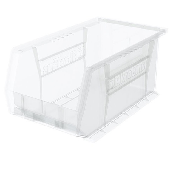 Akro Bins Clear Storage Bin from Container Store - Picture 1 of 8